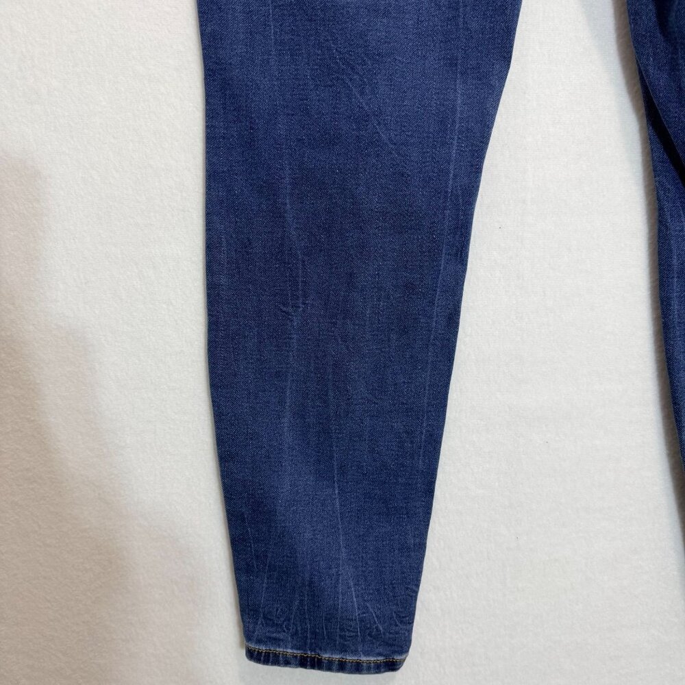 Maurices Mid Rise Skinny Jeans Womens 16W Distressed Stretch Blue Denim Plus Siz - Picture 12 of 12
